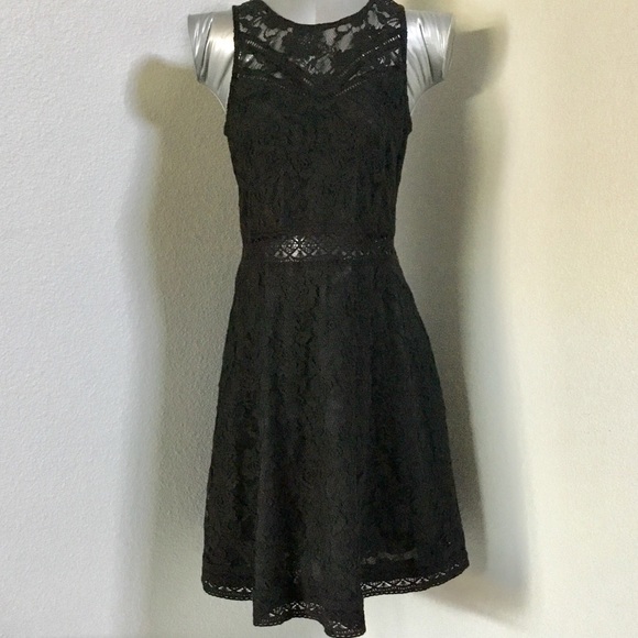 black lace western dress